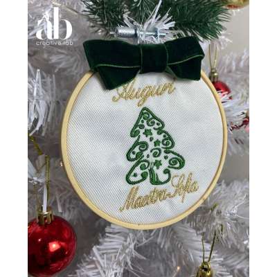 Telaio Natalizio ricamato - 3