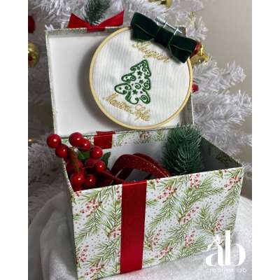 Telaio Natalizio ricamato - 5